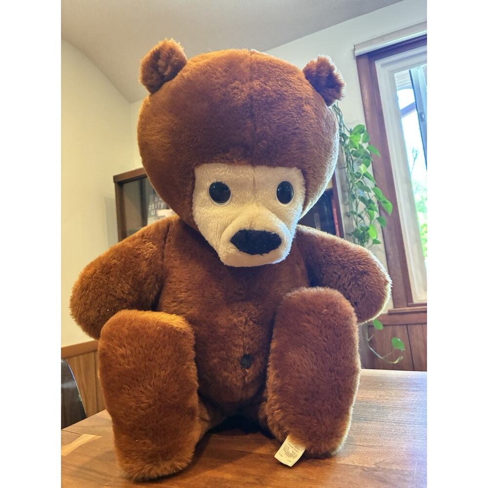 Vintage Bear Plush Stuffed‎ Animal Toy Animal Fair Brown Bear